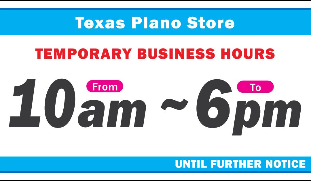Temporary Business Hours