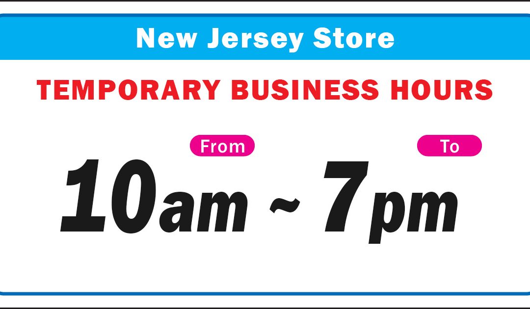 Temporarily Store Hours New Jersey