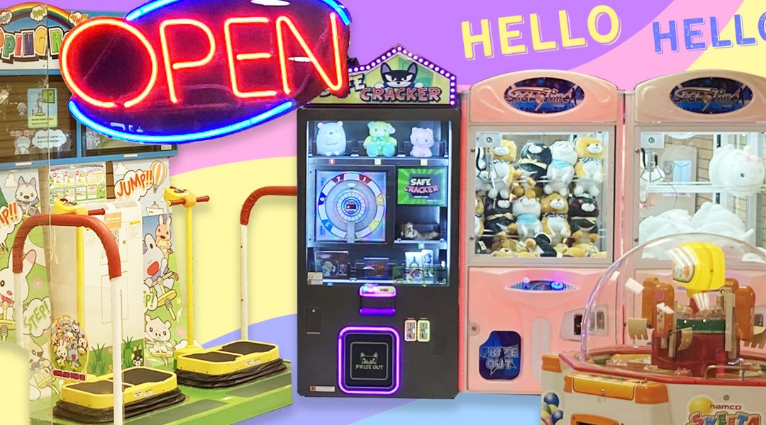Amusement arcade is now open
