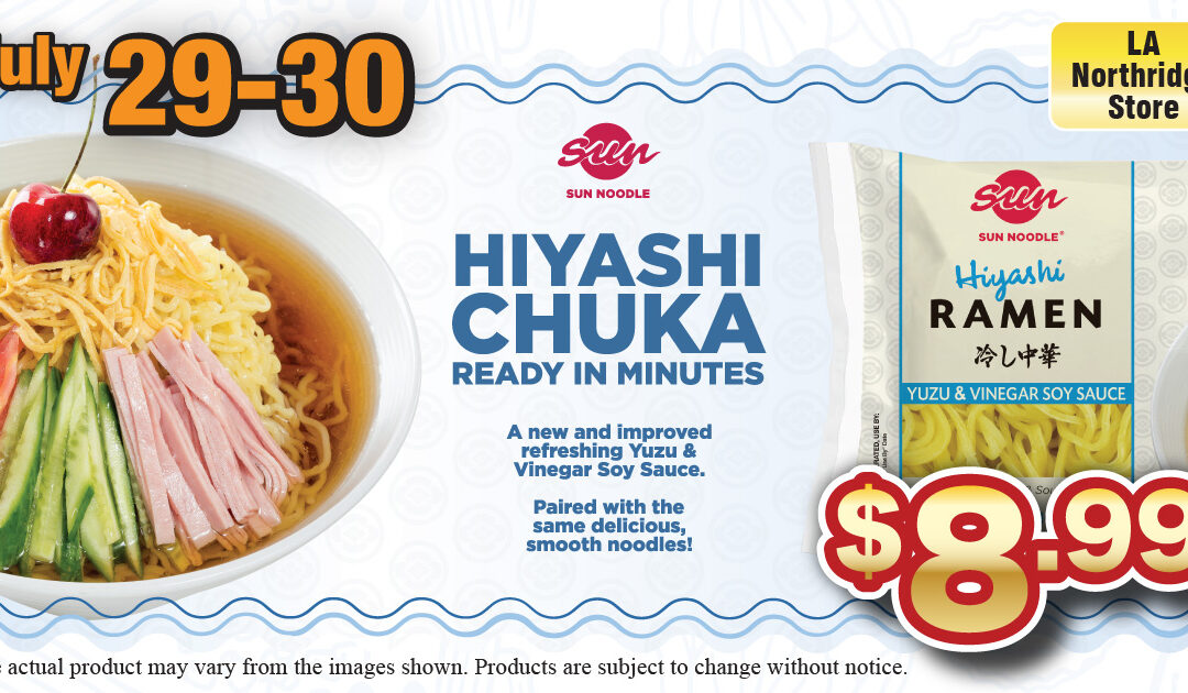 Hiyashi Chuka (Cold Ramen) Sale