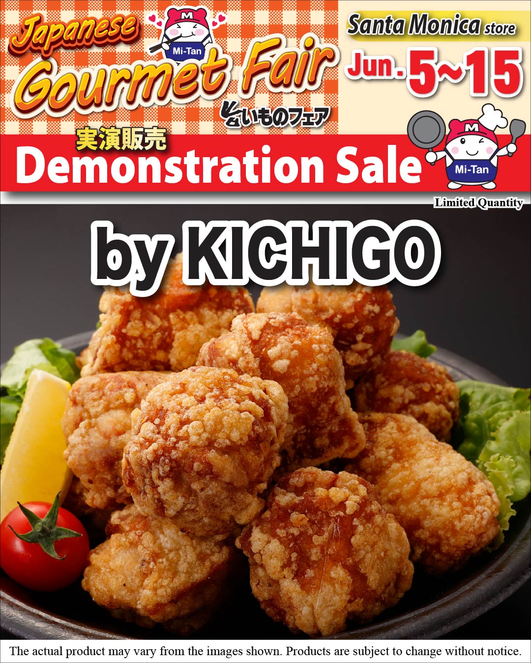 Special Kichigo Demonstration Sale at the Santa Monica Store