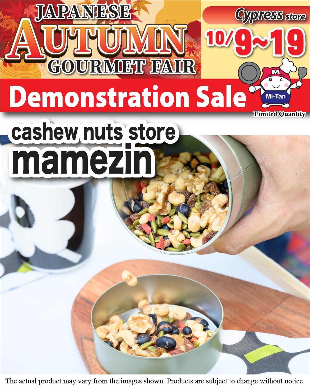 Mamezin Demonstration Sale – Cypress store