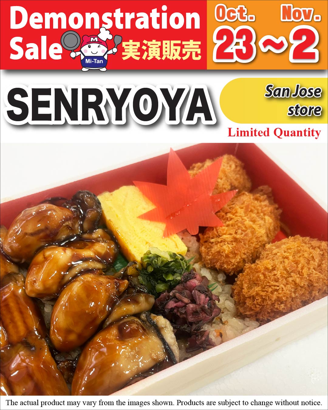 Senryoya Demonstration Sale – San Jose store